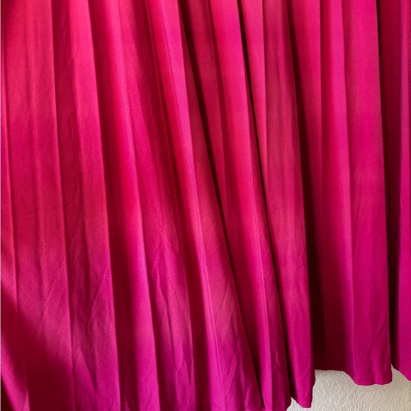 ELOQUII Knot Front Pleated Skirt dress - Picture 6 of 6